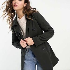 Jones New York Women’s Black Trench Coat